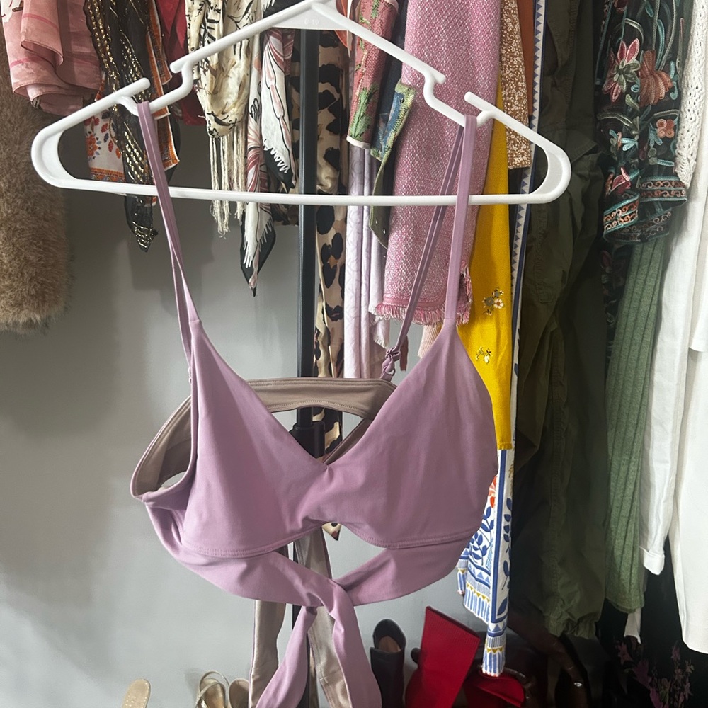 Lululemon Lavender Wrap Bralette